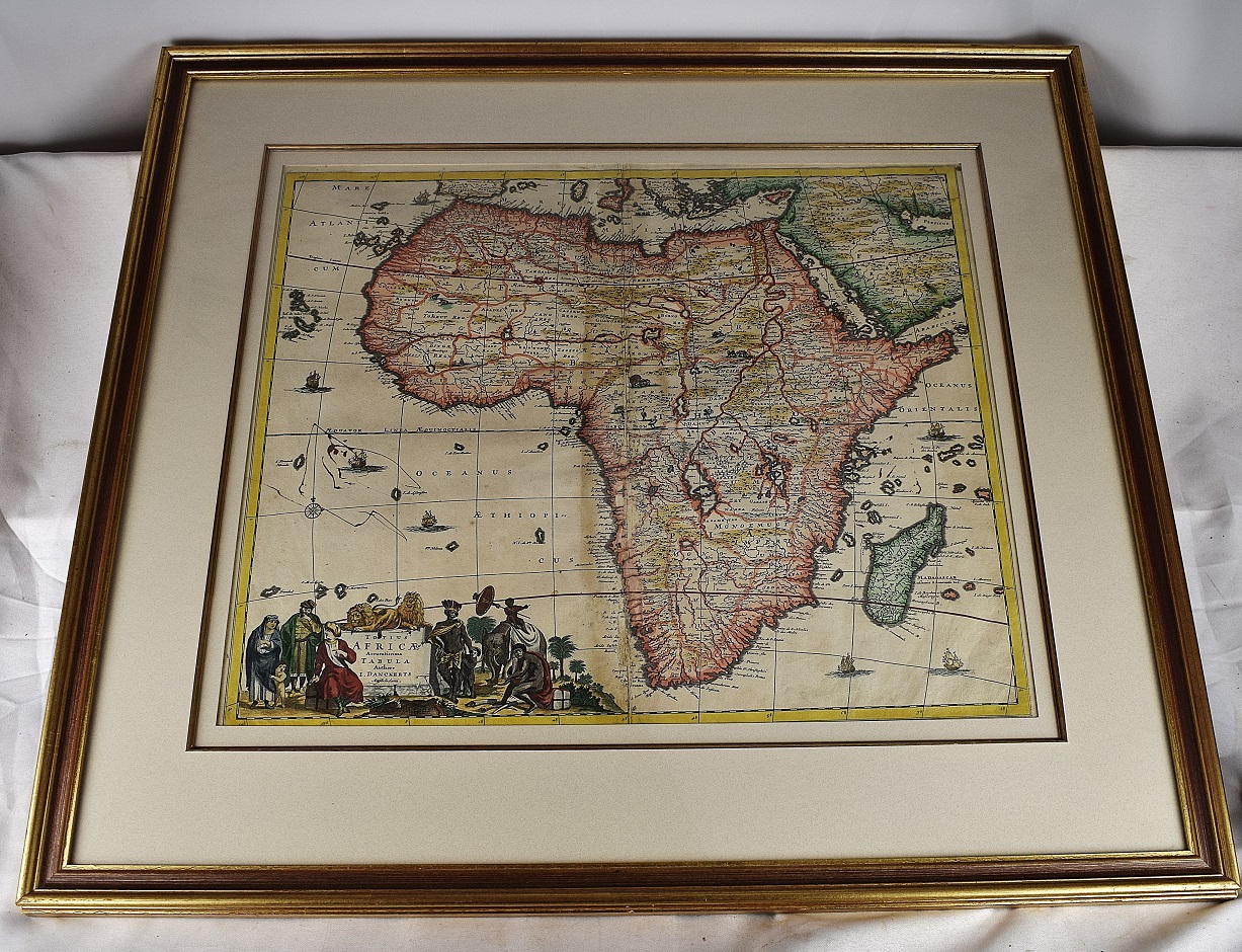 Totius Africae Accuratissima Tabula (17th Century Map Of Africa)